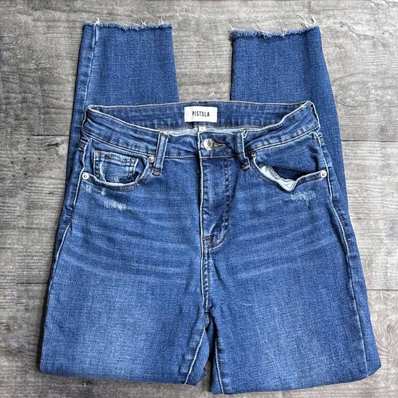 ⭐️Pistola High Rise Distressed Jeans [M10] - Picture 2 of 11